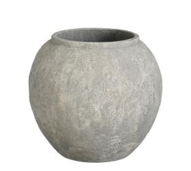 Váza mica gregory sivá/cement 25,5xv28cm