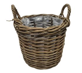 482fl/s kôš s uchom kubu ratan pr.36/v34cm sivý stredný