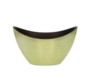 Loďka plast 20x9x11,5 metal bl.zelená