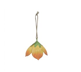 Záves kvietok žlt/oranž plech 5,5*8cm