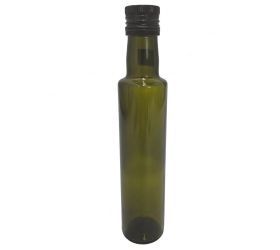 Fľaša oliva 250ml s vrchnákom