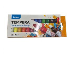 Pevná cena farby temperové luma 12 farieb