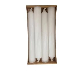 Kónická 4-pack ryflowana biały 3,5 × 25,5 cm,bal.4ks