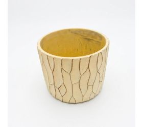 A5 obal cement zlatá 21x21x17cm