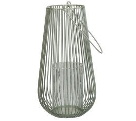 Lampáš kov olivovozelený  24x24/v46,5cm