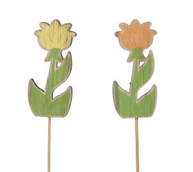 Zápich tulipán drevo mix/2fa s/16 8cm