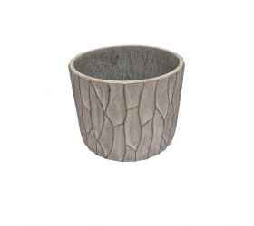 A5 obal cement biela  19x19x15cm