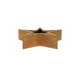 511fl/s obal hviezda 30x7cm hrdzavý