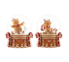 Ťažítko perník sánky polyres 6,5cm