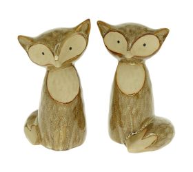 Líška porcelán 7.5*6.5*14cm mix