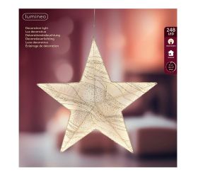 Led hviezda 58x6cm