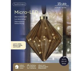 Led diamant bater. pr.16/20cm
