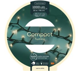 Led svetlá na vonkajšie použitie s ww/8 funkciami a efektom blikania 30m