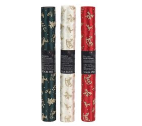 Organza vian vzor gliter 200x35cm 3ass