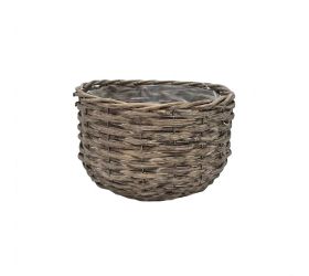 489fl/s obal prútie okrúhly sivý m 24*15cm