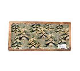 Podnos smalt zimným motívom 40x19 cm