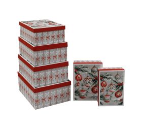 Box darč s/6 ozdoby/mašle