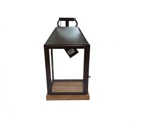 Lampáš drevo/kovv39/21/17cm