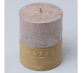 Rustic metalic val.7x9 rose gold