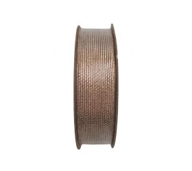 Stuha vian 2,5cm/15m ružovozlatá