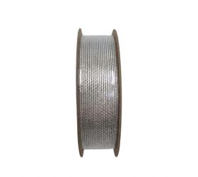 Stuha vian 2,5cm/15m strieborná