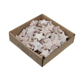 Coco star/hviezda bielená 5cm suš