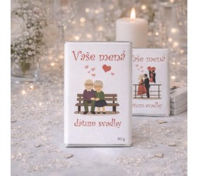 Weselna czekolada dla gości 80 g