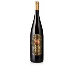Wino prezentowe 1,5 l z metalową etykietą na 45. urodziny