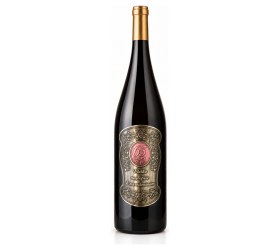 Wino prezentowe 1,5 l z metalową etykietą na 65. urodziny